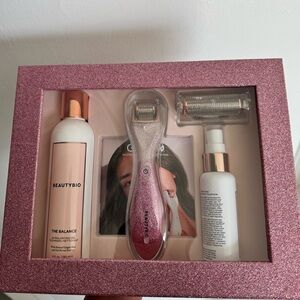 Beauty Bio Microneedling Tool with Face + Body Attachments